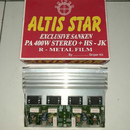 Kit power Sanken 400w stereo Altis Star