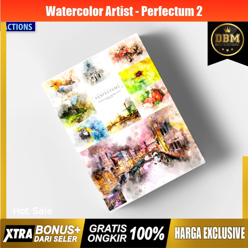 Watercolor Artist - Perfectum 2 - Photoshop Action