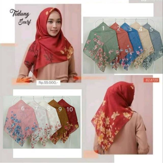 Kerudung segi empat mezora