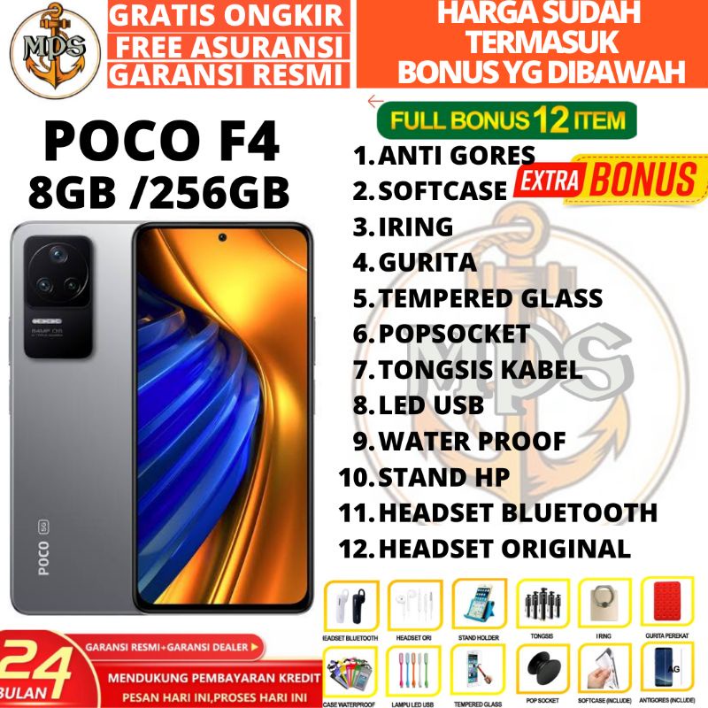 POCO F4 8/256 6/128 RAM 8 ROM 256 GARANSI RESMI