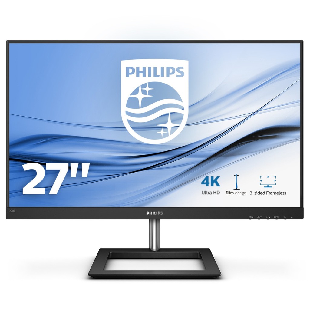 MONITOR LED PHILIPS 27&quot; 278E1A RESOLUSI 3840 x 2160 / 60Hz