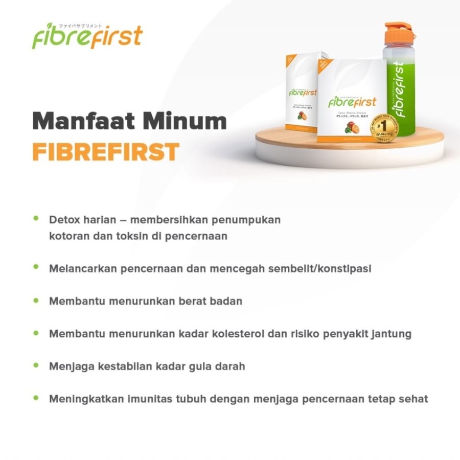 Fibre First Detox Slimming Fibrefirst isi 7 sachet Fiber first