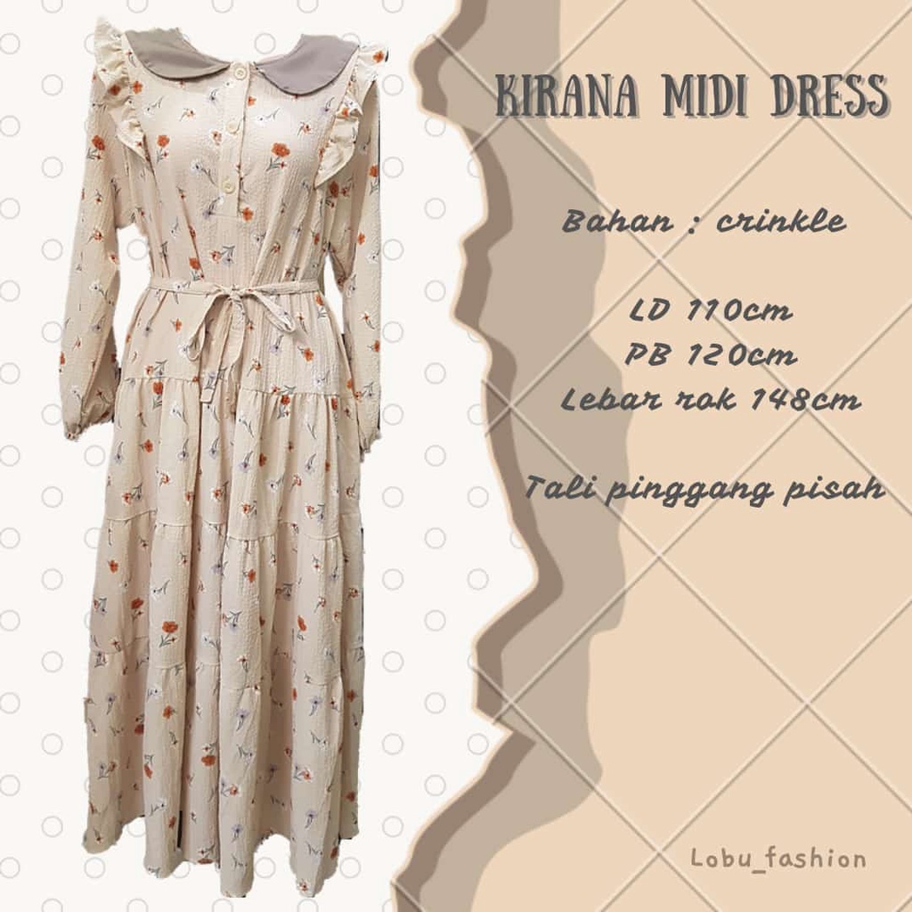 KIRANA MIDI DRESS