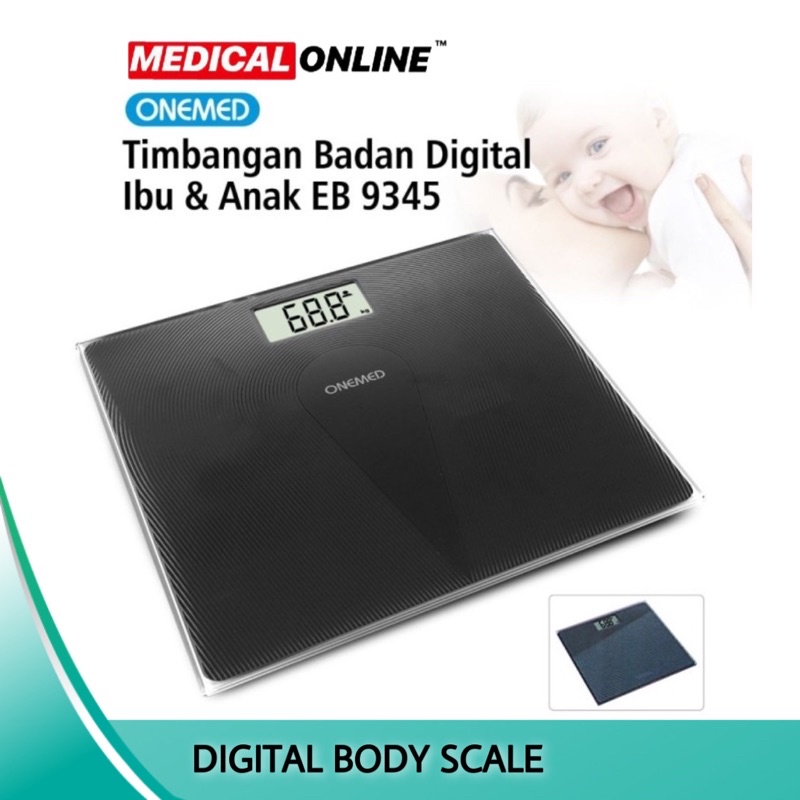 TIMBANGAN BADAN DIGITAL IBU DAN BAYI EB9345 EB 9345 ONEMED MEDICALONLINE MEDICAL ONLINE