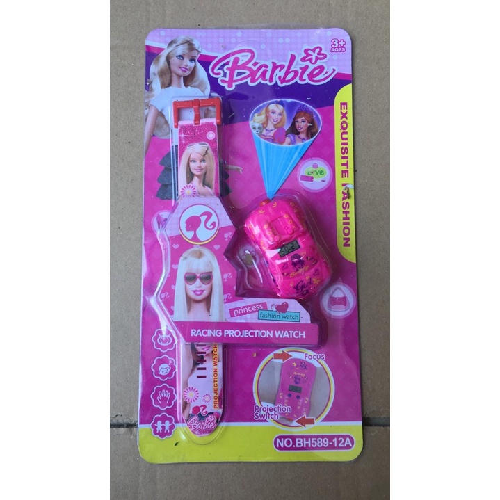 JAM TANGAN ANAK PEREMPUAN BARBIE LED GROSIR MURAH