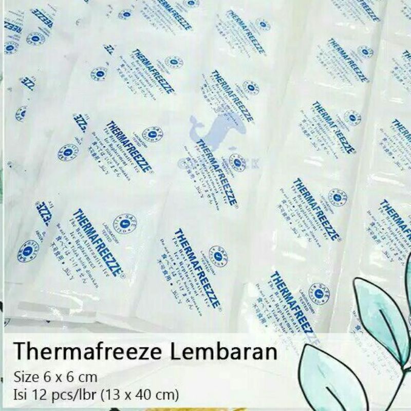 ice gel ice pack 1 dus karton box isi 500 lembar (6000 pics)  dry ice thermafreeze original berkualitas tinggi blue ice bag compress