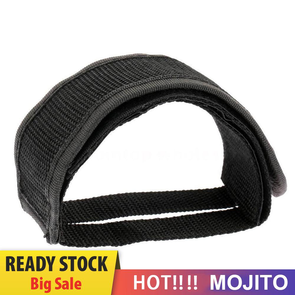 MOJITO 1pc Nylon Bicycle Pedal Adhesive Strap Fixed Gear Bike Toe Clip Strap Belt