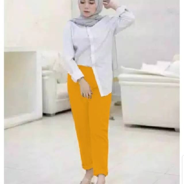 Celana Doti pants basic crep