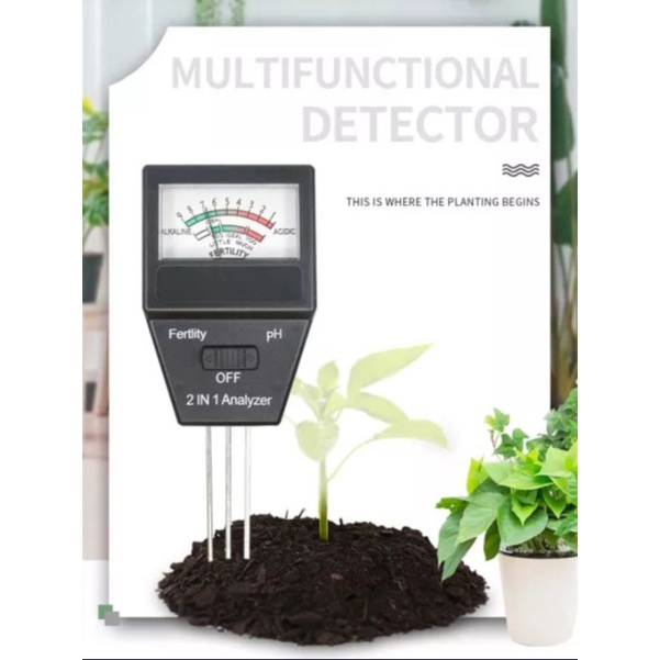 PH Meter Tanah Alat Pengukur Tingkat Kesuburan Tanah soil fertility doctor plant