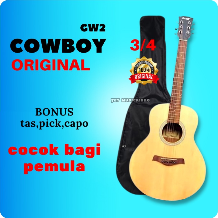 Gitar Akustik Cowboy Type GW2 NS & NA Original