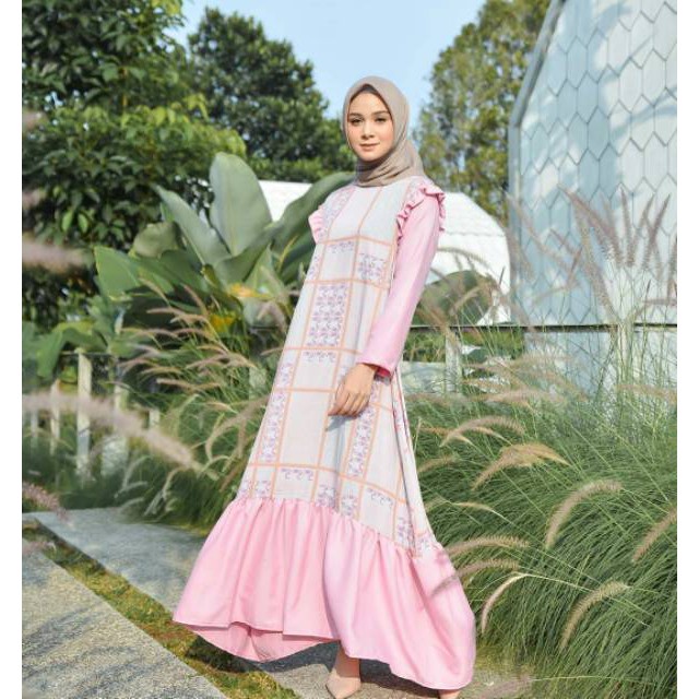 DRESS WANITA - MINERVA DRESS - DRESS  MUSLIM WANITA - PAKAIAN WANITA  - GAMIS WANITA - DRESS HIJAB