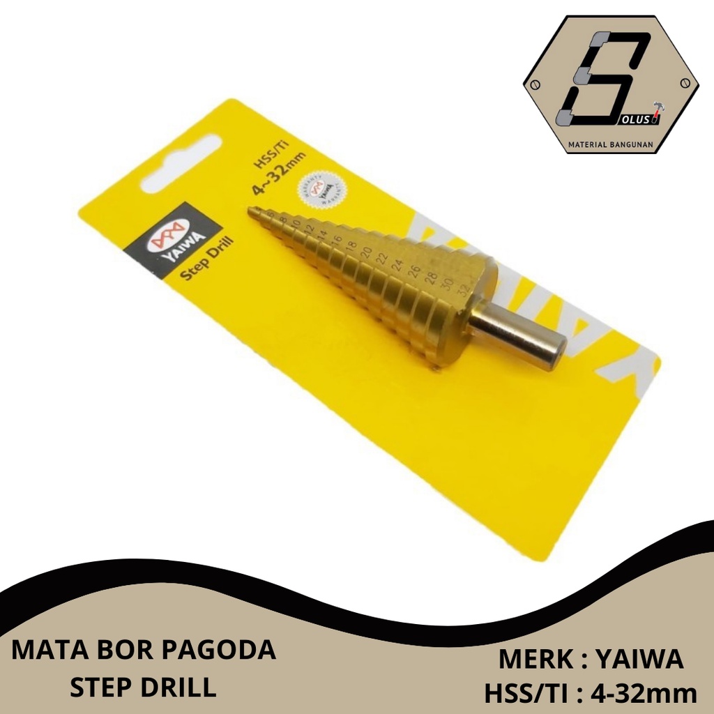 MATA BOR PAGODA STEP DRILL YAIWA 4 - 32MM