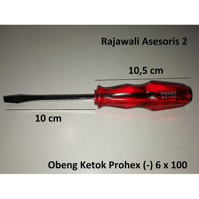 Obeng Ketok Prohex (-) 6 x 100