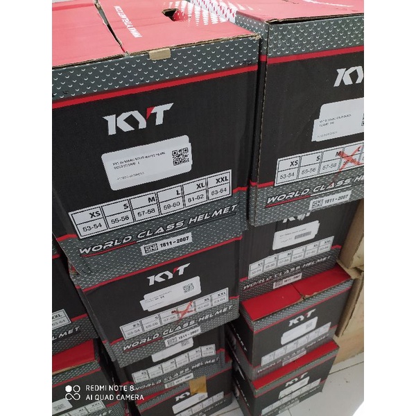 

kardus box original kyt untuk keamanan packing
