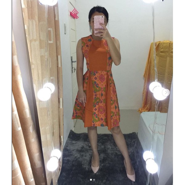GROSIR BATIK / BATIK MODERN / BATIK KERJA / DRESS BATIK / dress wanita viral kekinian