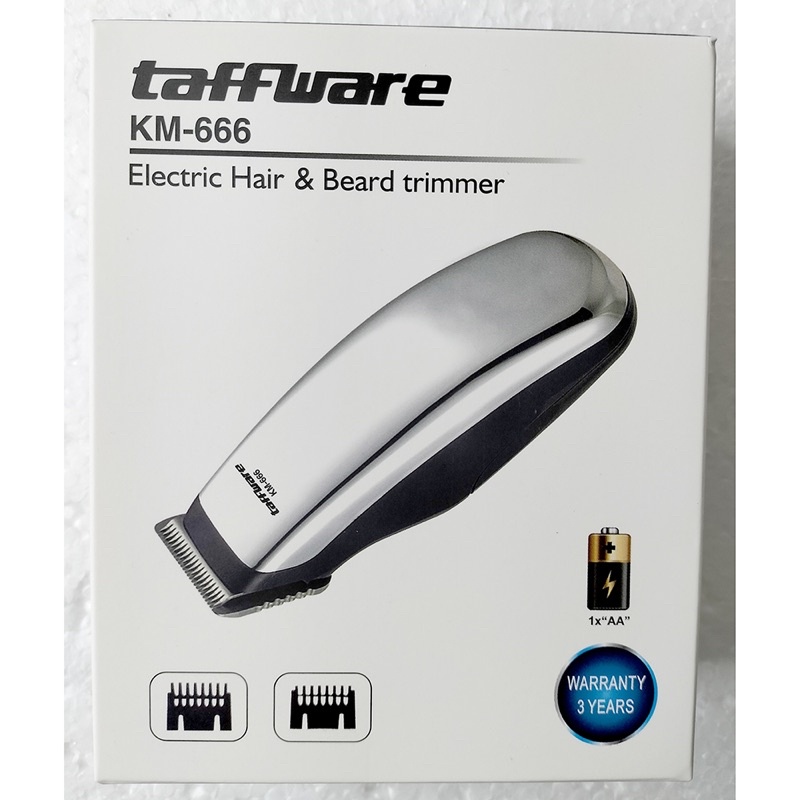 Taffware Alat Cukur Elektrik Hair Trimmer Shaver - KM-666 - Black