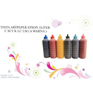 TINTA ARTPAPER EPSON 1LITER   C M Y K LC LM ( 6 WARNA )