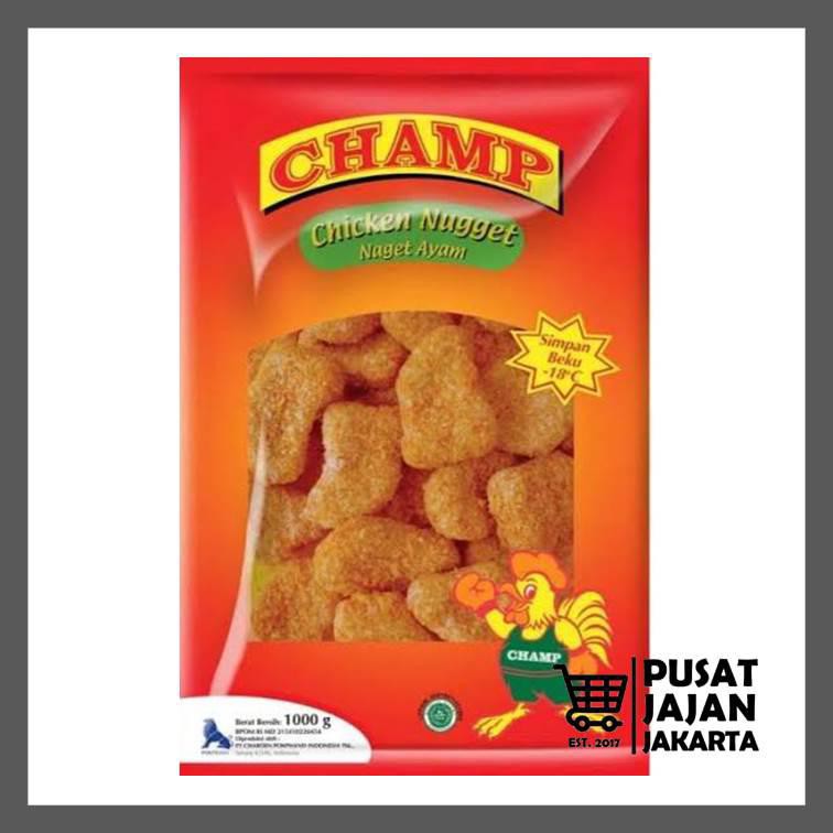 

Champ Chicken Nugget 1000 Gr Naget Daging Ayam Olahan Naget 1 Kg Kiloan