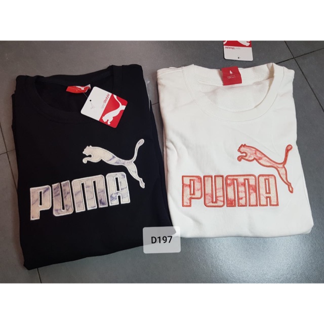 Baju atasan kaos tshirt sweater PUMA gliter keren import PREMIUM