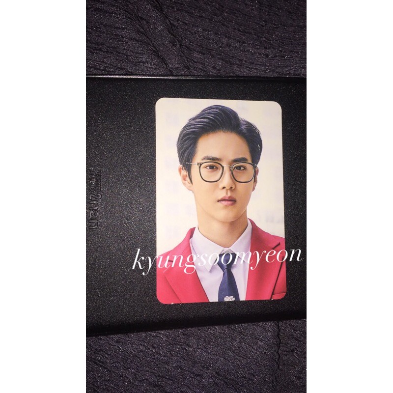 [BOOKED] photocard pc suho junmyeon exo jasmer exploration fortune card
