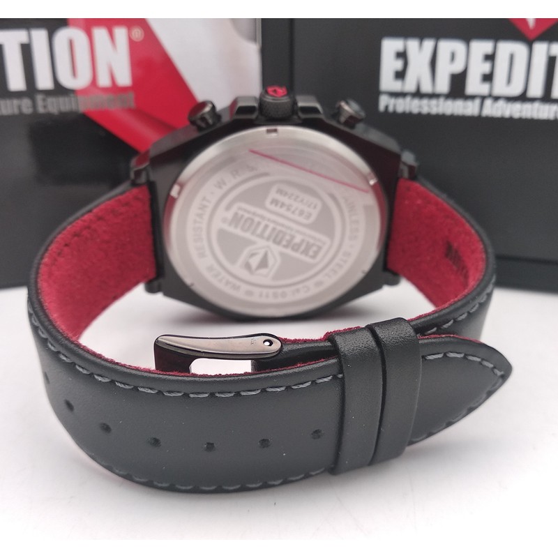 Expedition E6754 All Black, Jam Tangan Pria, Original