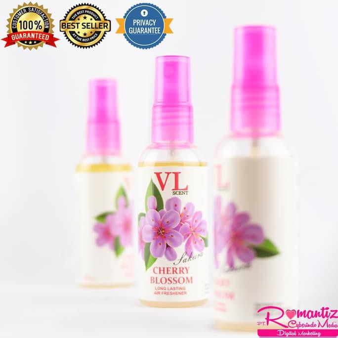 STOK BARU PARFUM PENGHARUM MOBIL, HELM, TOILET, RUANGAN - VL SCENTS SPRAY SAKURA , Q1 ....