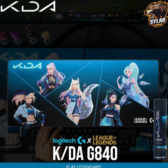 Logitech G840 KDA Limited Edition Extra Large (XL) Gaming Mouse Pad Termurah