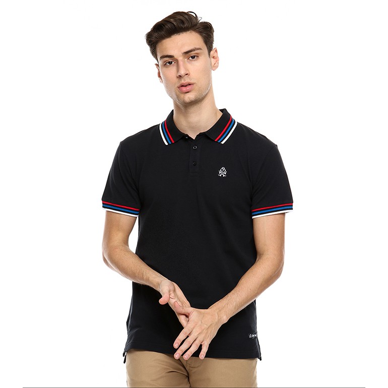 Juice Ematic Kaos Polo Pria Hitam REISSUES MPLS94101-BLK Planet Surf Kaos Pria Atasan Pria