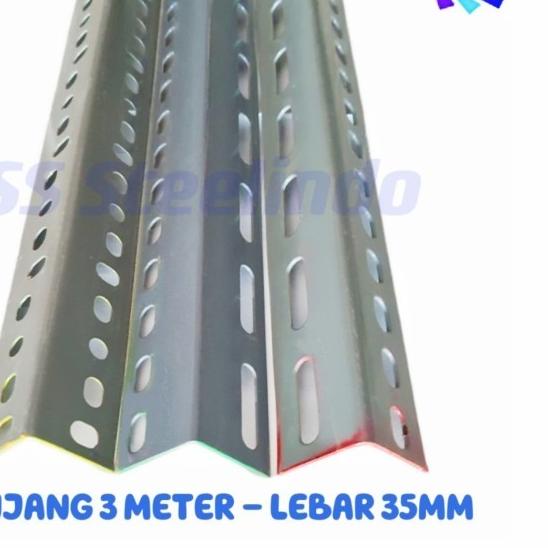 BESI SIKU LUBANG / BOLONG / RAK 3 METER - 1 MM