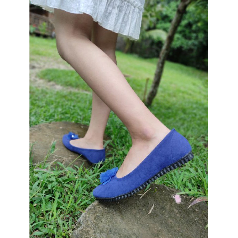 SEPATU WANITA FLAT SHOES CANTIK - HASTIA