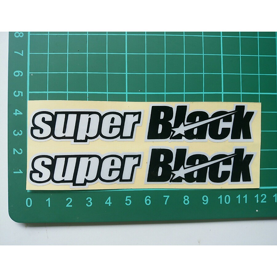 

cutting stiker super black