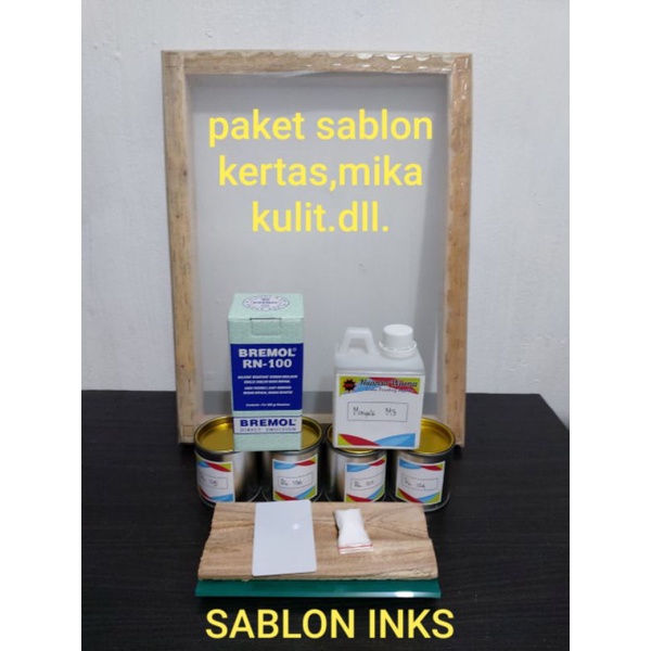 

Paket alat sablon kertas ,mika, acrlic,PVC,kulit ,dll