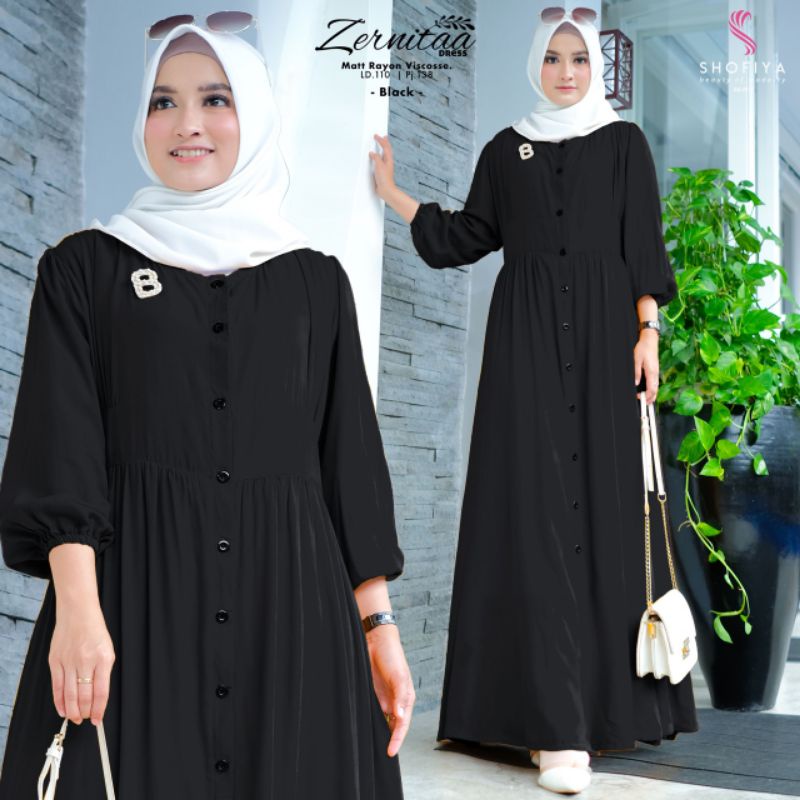 [READY] EVITA • ZERNITA BY SHOFIYA BAJU MUSLIM WANITA BUSUI LD 110