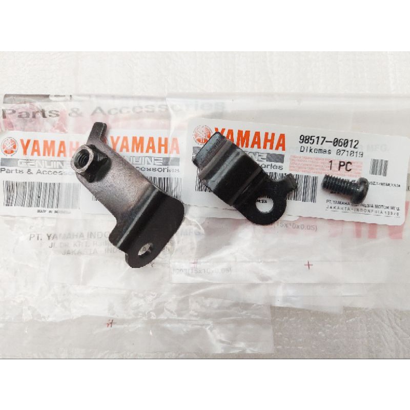 BAUT DAN BREKET KLEM ATAS SELANG REM DEPAN SET F1ZR FIZR JUPITER Z ORIGINAL