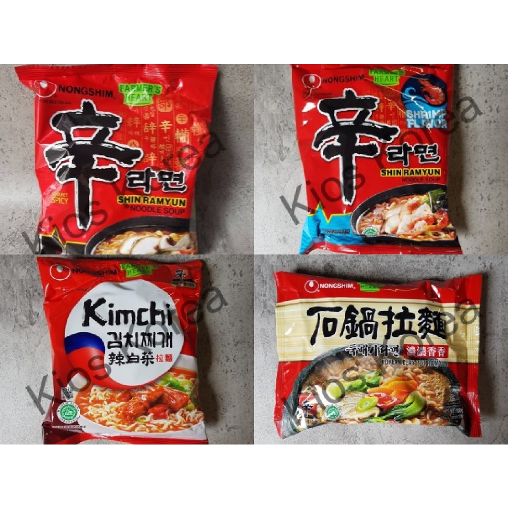 

Nongshim Ramyun All Varian Mie Instan Korea / Mie Instan Korea / Ramyun Korea