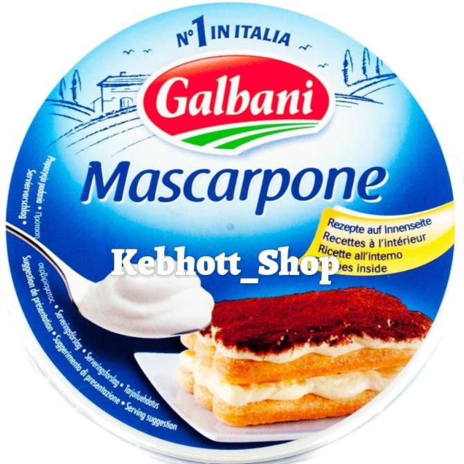 

Galbani Mascarpone Triple Cream Cheese 250Ml | Galbani Krim Keju Uluyaala
