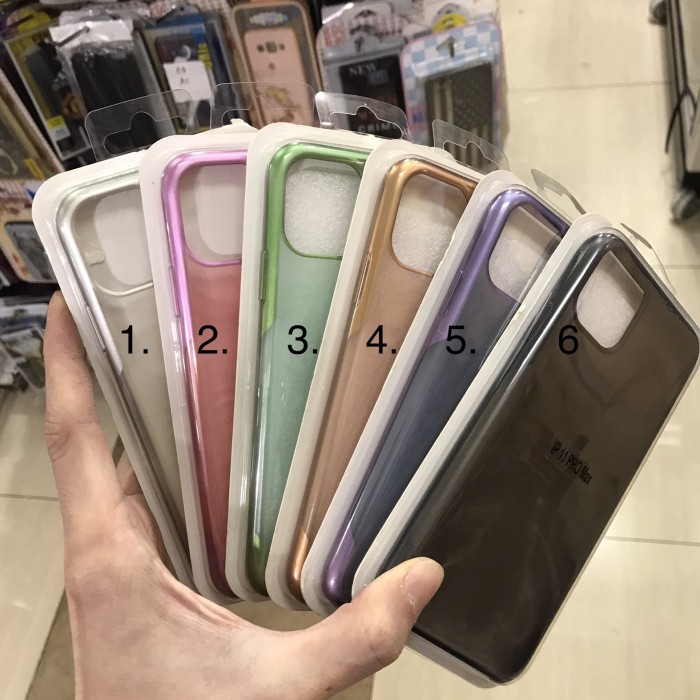 IPHONE 6 PLUS/7 PLUS/8 PLUS/X/XR/XS MAX SILIKONE DOVE CASE LIST CHROME