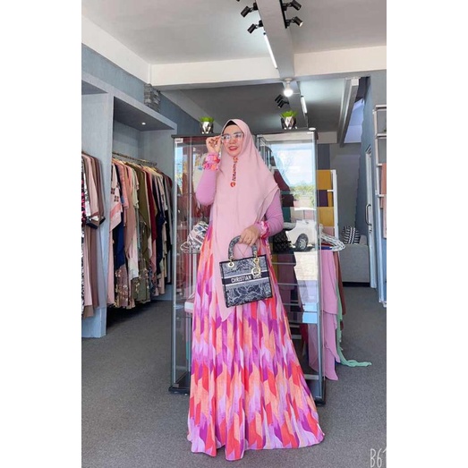 (GAMIS SAJA) HAZWA DAILY DRESS SYARI BY FAALIZA