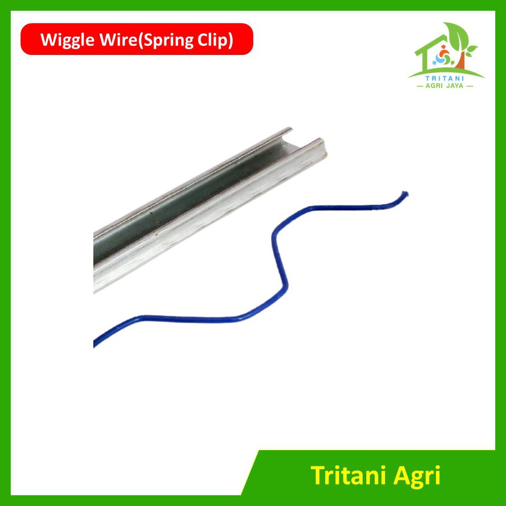 Spring Clip Spring Wire 2m Penjepit Plastik UV Hidroponik SIAP KIRIM