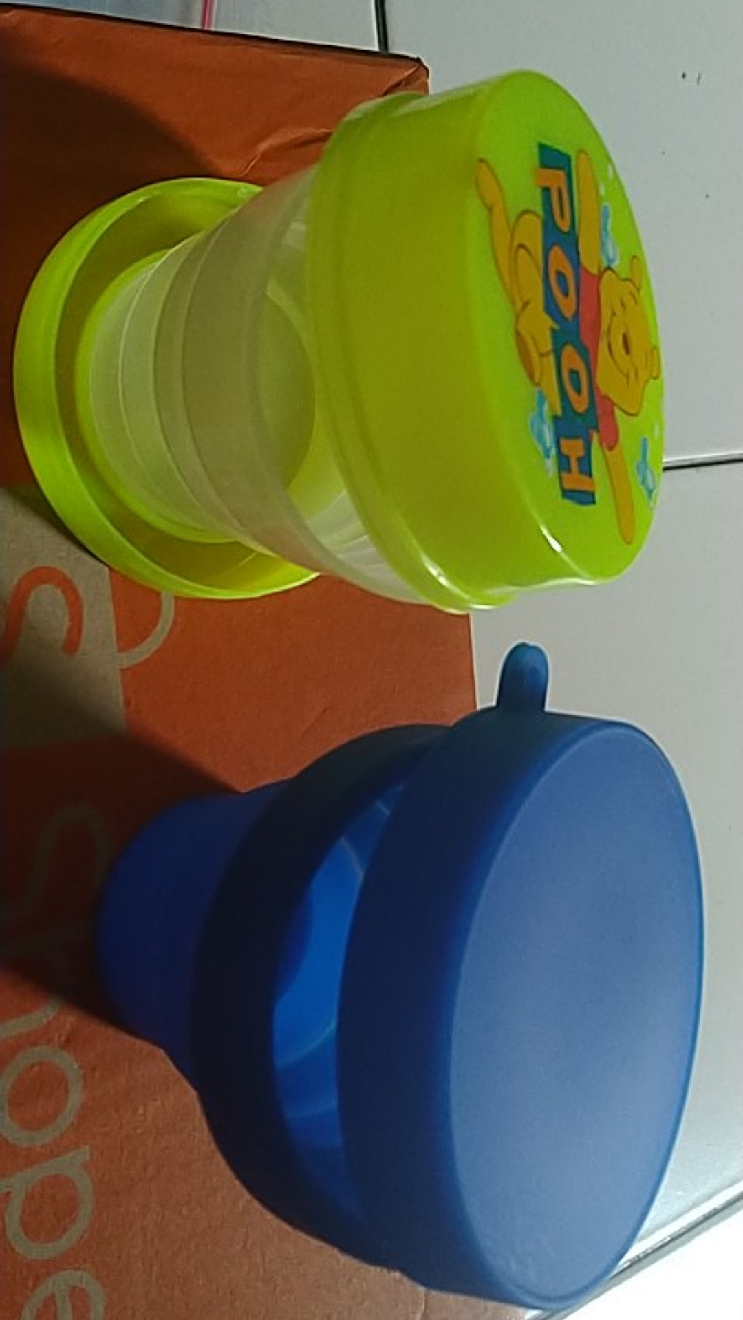 Gelas Tarik Lipat Travel Telescopic Cup Kecil Karakter