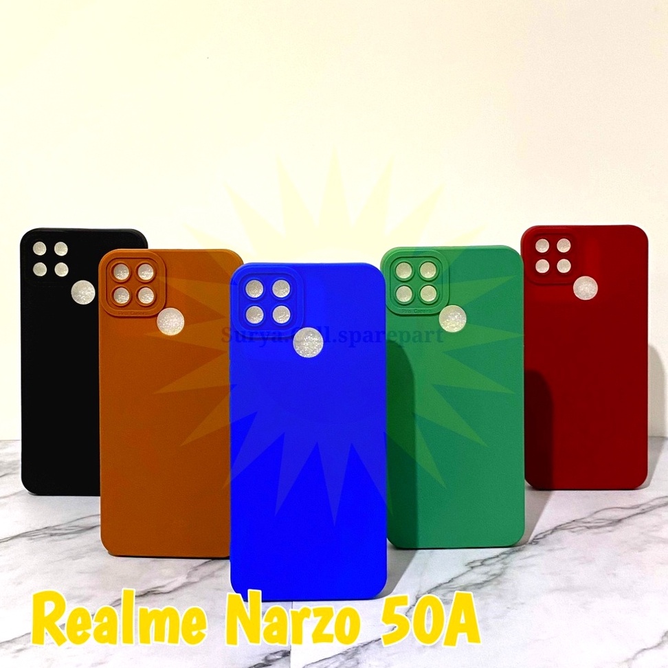 Case Slim Matte Pro Camera Realme Narzo 50A - SC