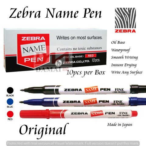 

ZEBRA Name Pen