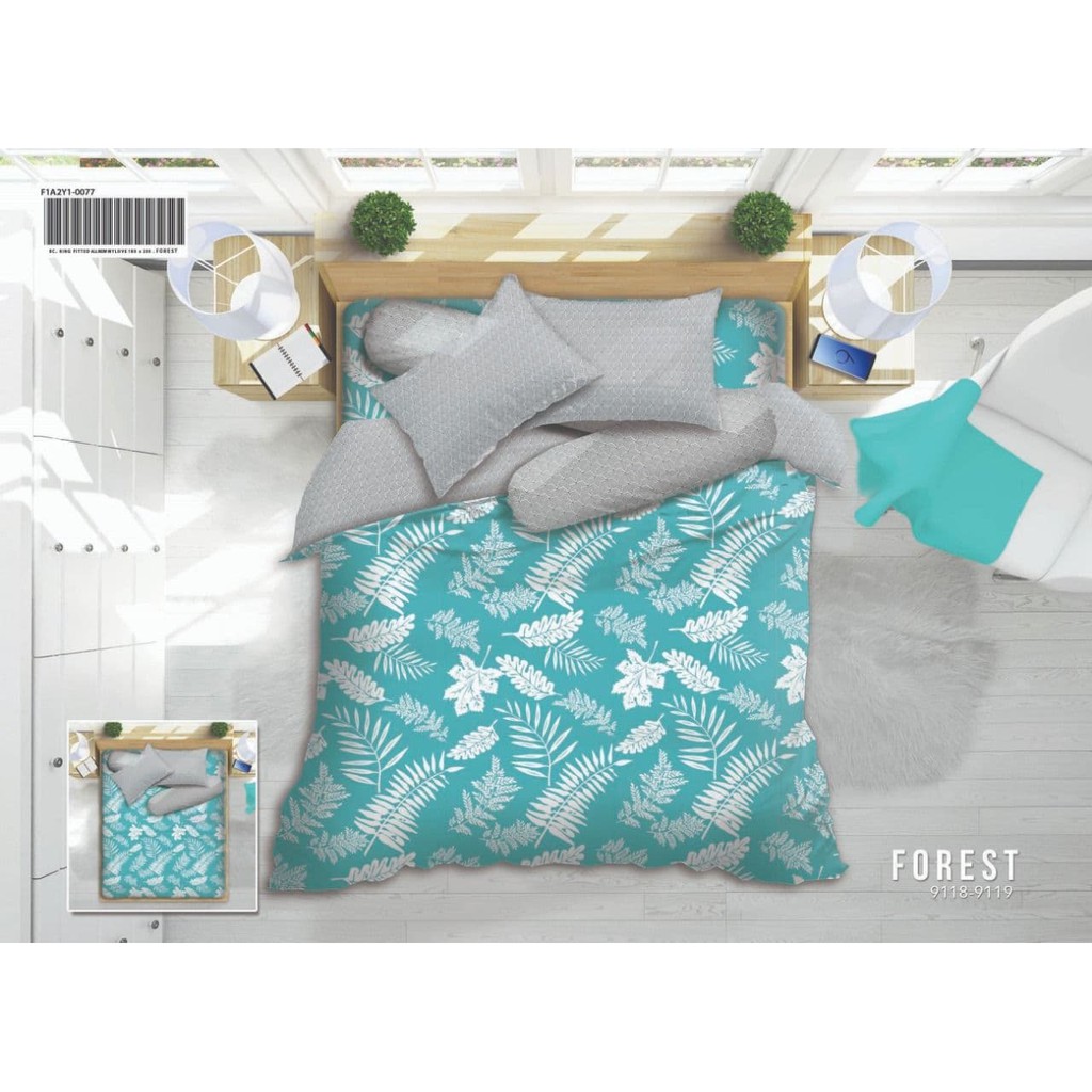 Sprei My Love 180x200 (No.1) tinggi 30 - Forest