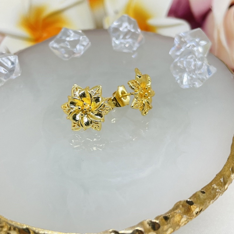 Anting bunga emas kendari Xuping