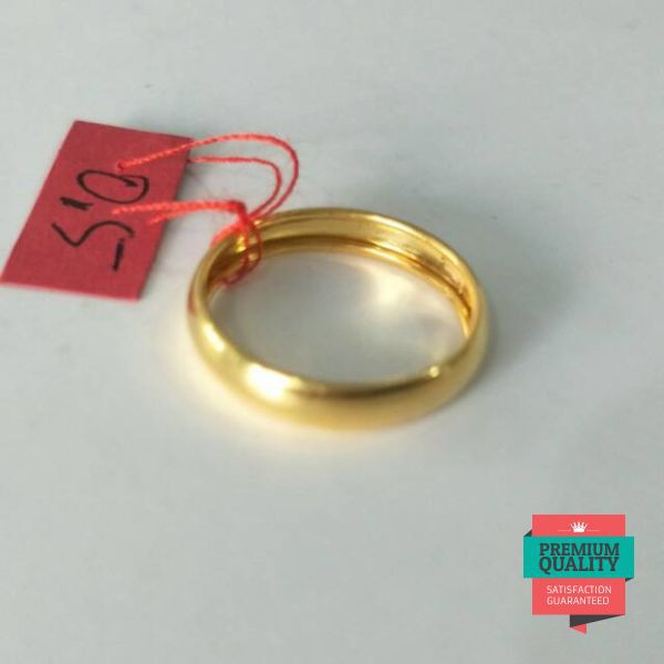 Promo Cincin polos cincin kawin cincin couple cincin nikah emas asli kadar 700 setengah gram Elegan