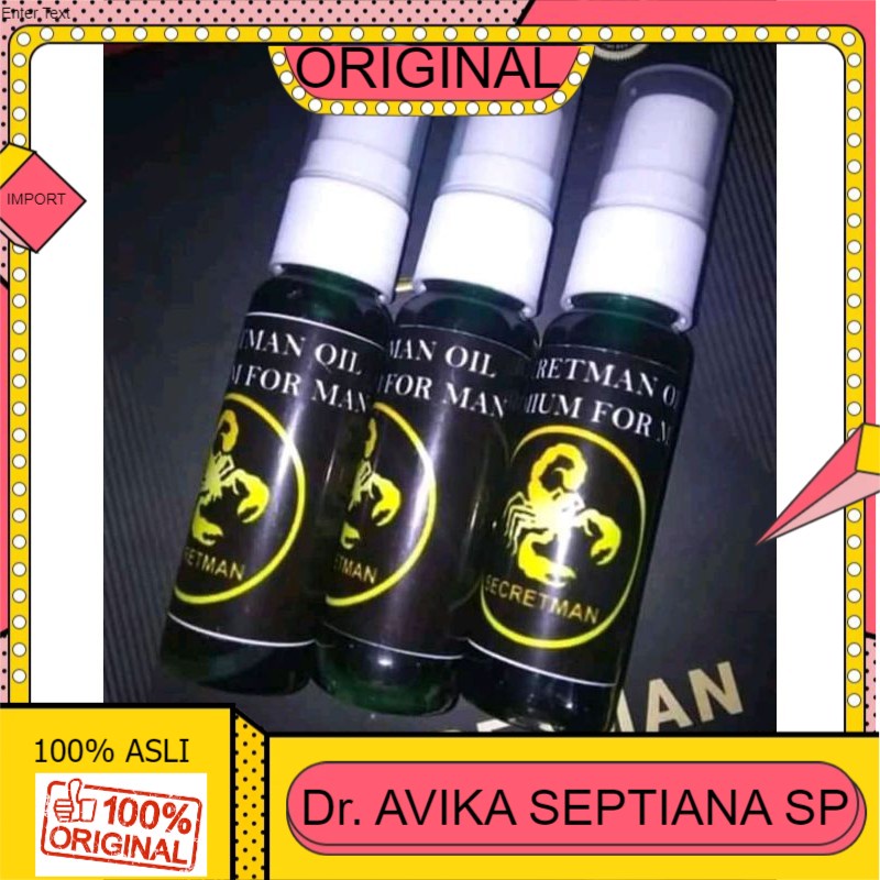 

100% ASLI SECRETMAN OIL ORIGINAL