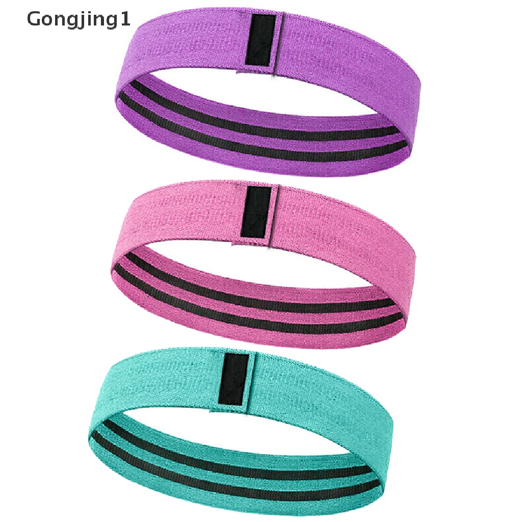 Gongjing1 Strap Resistance Band Elastis Alat Latihan Pantat / Pinggul Wanita Untuk Yoga