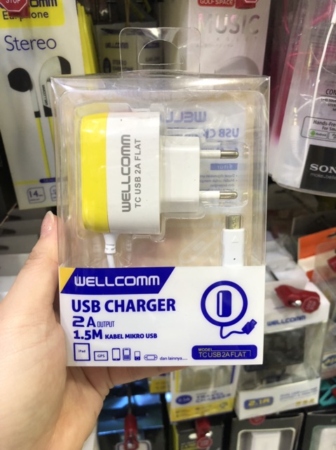 Wellcomm Usb Charger 2.A Original product