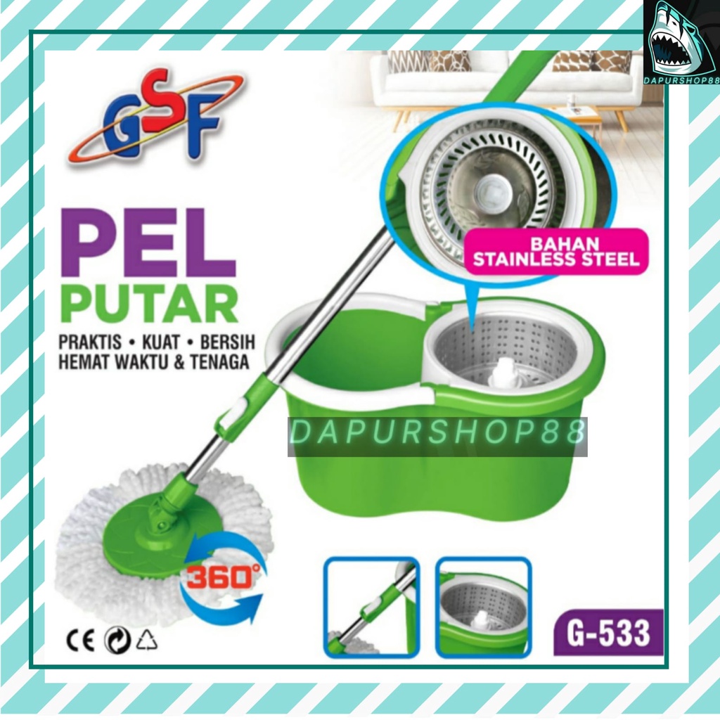 MAGIC MOP GSF MURAH / MAGIC MOP GSF STAINLESS STEEL / MAGIC MOP STAINLESS DAN PLASTIK/ ALAT PEL PUTA