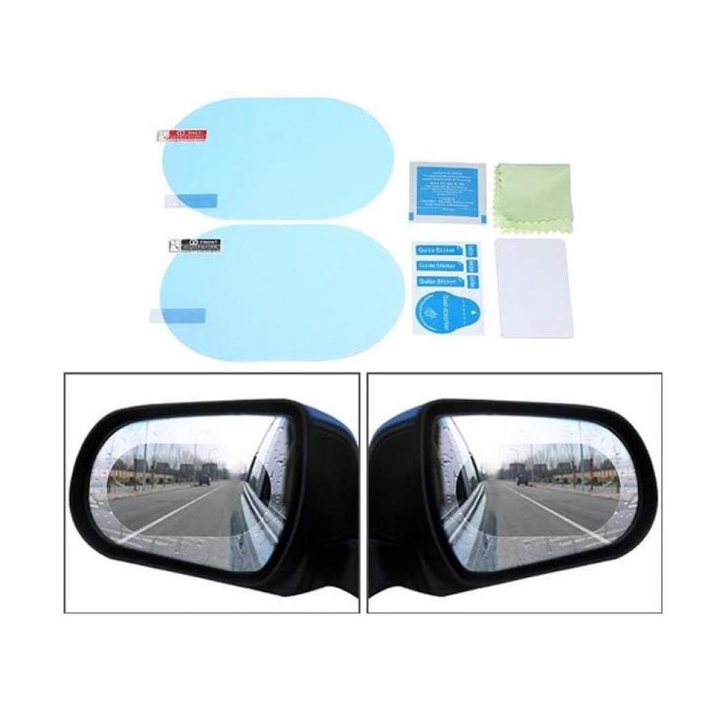 Z061| 2pcs Anti Fog Kaca Nano Film Pelindung Spion Mobil Anti Embun Universal